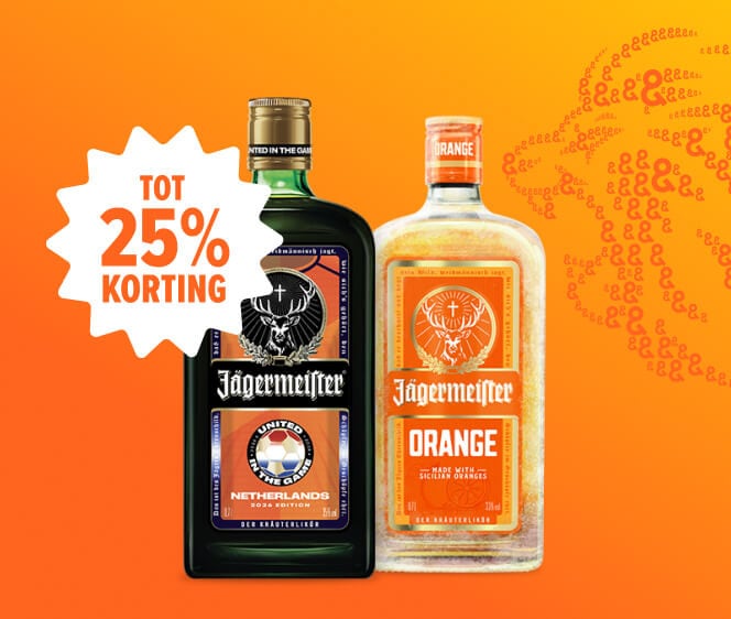Oranjekoorts? Scoor nu jouw J&auml;germeister Orange fles